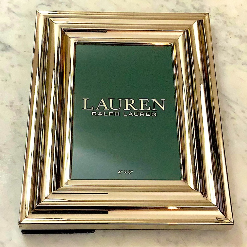 RALPH LAUREN PICTURE FRAME 4 BY 6  SILVER NEW - Picture 6 of 8